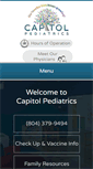 Mobile Screenshot of cappediatrics.com